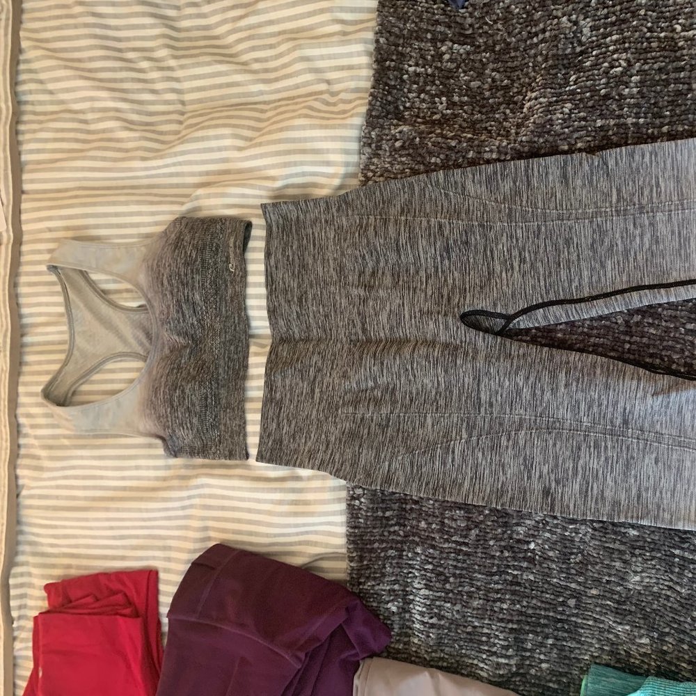 Running Girl Grey Ombre Set